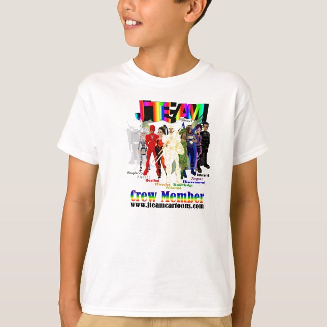 Camiseta KidsCrewMemberJTeamTeeShirt (Frente)
