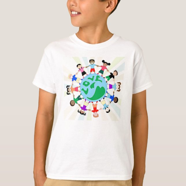Camiseta KidsLoveGlobe (Frente)