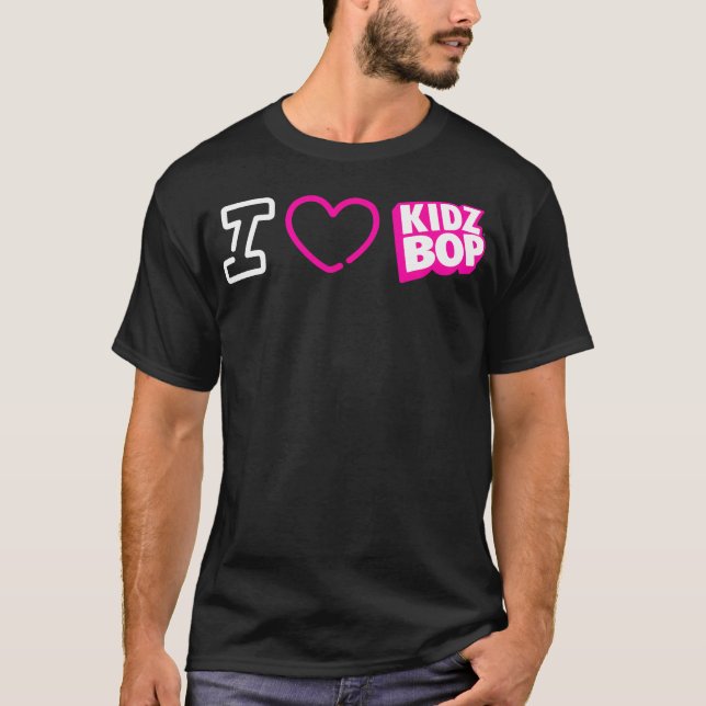 Camiseta Kidz Bop I Love Kidz Bop (Frente)