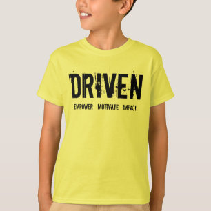 CAMISETA KIDZ CONDUZIDOS "TRAZEM-NO TREINAR "