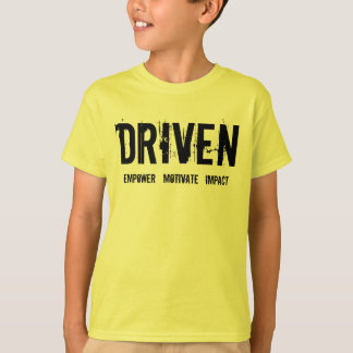 CAMISETA KIDZ CONDUZIDOS "TRAZEM-NO TREINAR "
