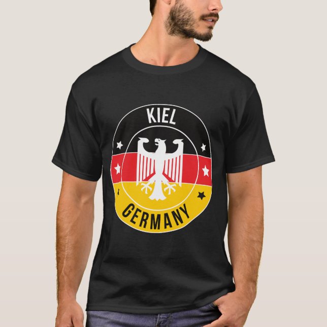 Camiseta Kiel, Germany City T-Shirt (Frente)