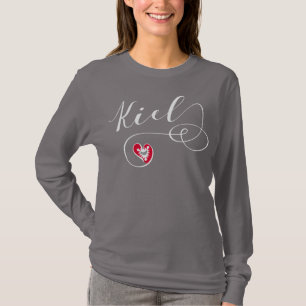 Camiseta Kiel Heart, Alemanha, Schleswig-Holstein