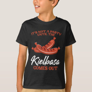 Camiseta Kielbasa Polônia Meat Sausation Comida Lover Homen