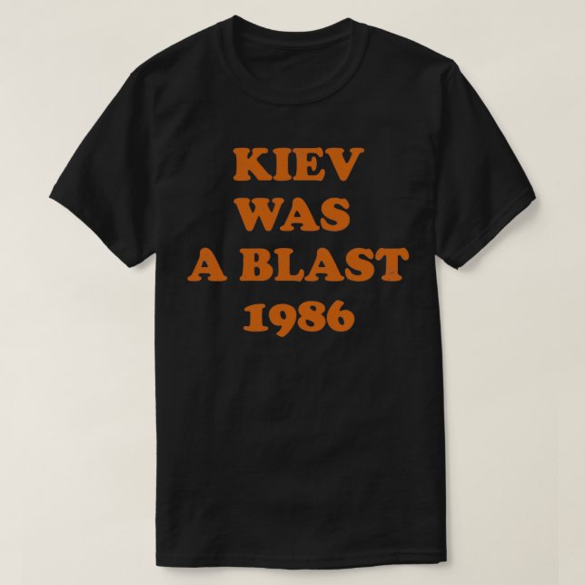 Camiseta Kiev foi um golpe de 1986 (Frente do Design)