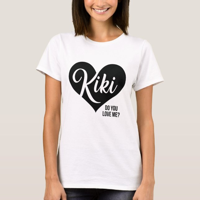 Camiseta Kiki - você ama-me? - T-shirt (Frente)