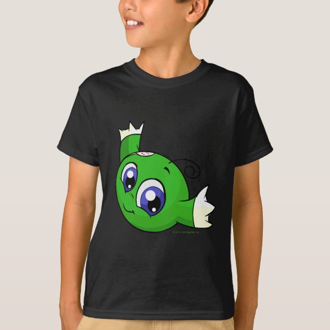 Camiseta Kiko verde de roda (Frente)