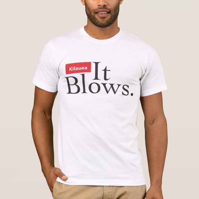 Camiseta Kilauea que funde na parte dianteira, mapa+do (Frente)