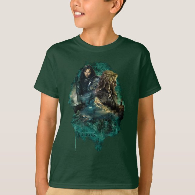Camiseta Kili & Fili sobre Erebor (Frente)