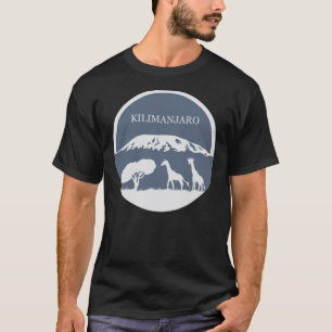 Camiseta Kilimanjaro (Azul) Camisa-T clássica
