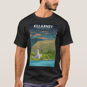 Camiseta Killarney National Parkat noite Natureza Paisagem