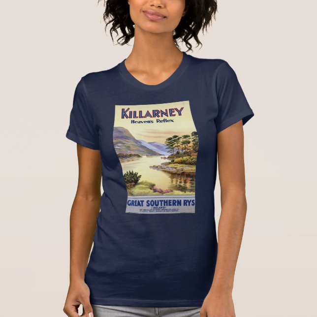 Camiseta Killarney, o reflexo do céu (Frente)