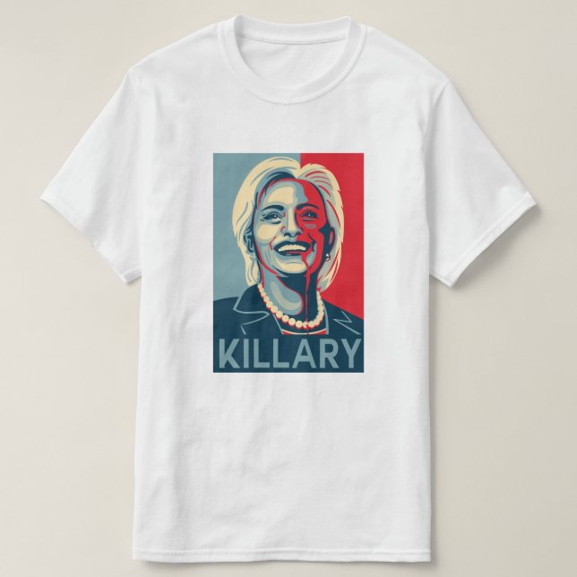 Camiseta Killary - t-shirt de Hillary Clinton (Frente do Design)