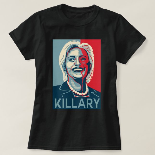 Camiseta Killary - t-shirt de Hillary Clinton (Frente do Design)