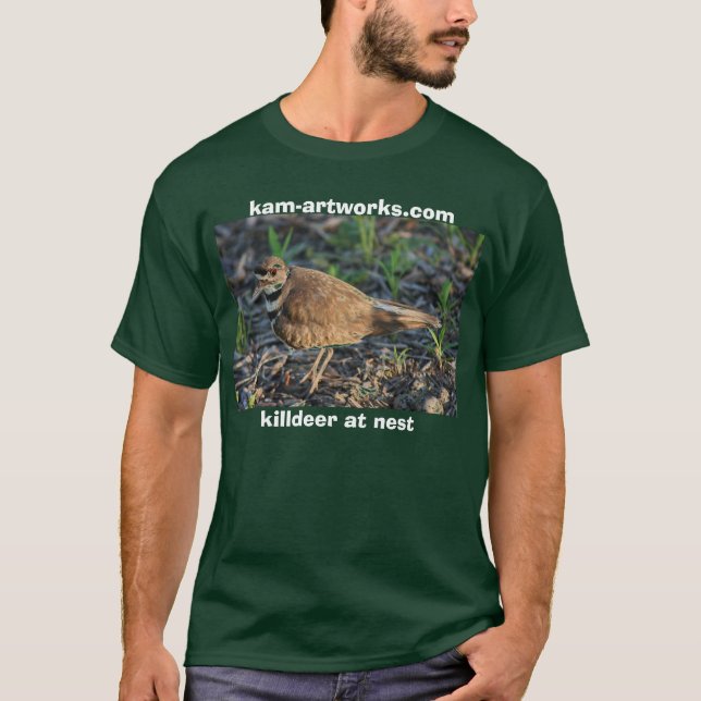 Camiseta Killdeer no t-shirt do ninho (Frente)