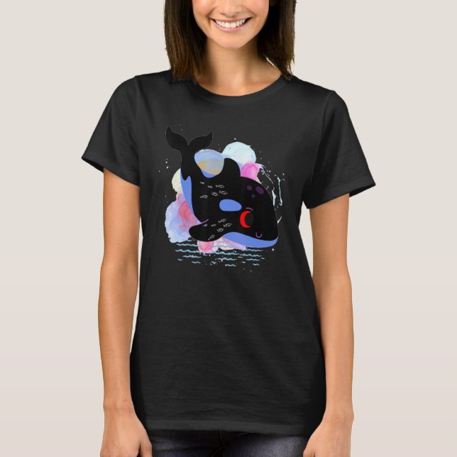 Camiseta Killer Whale Orca,design orca ,Orca Family (Frente)