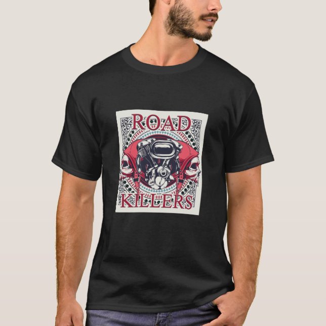 Camiseta Killers Red Engine Skull Tee (Frente)