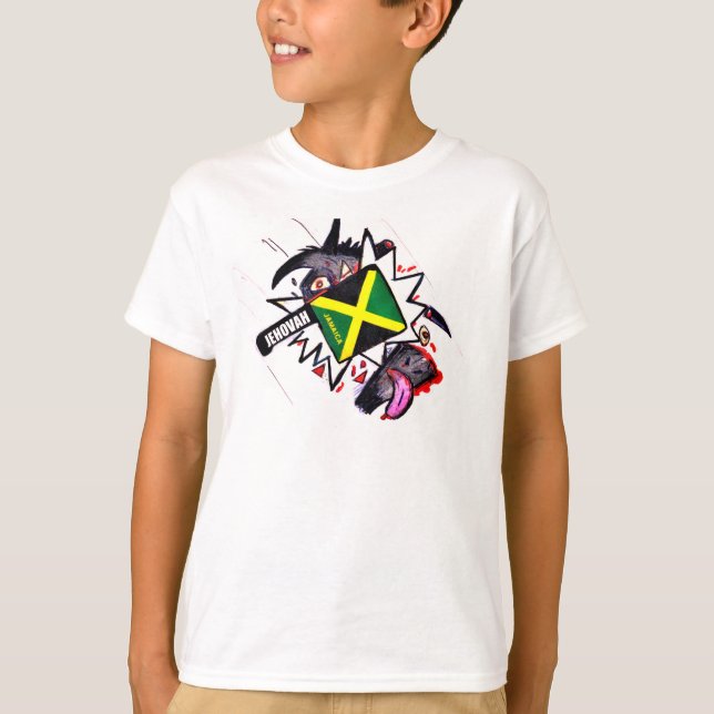 Camiseta KILLGOAT JAMAICA Camisa-T Básica das Crianças (Frente)