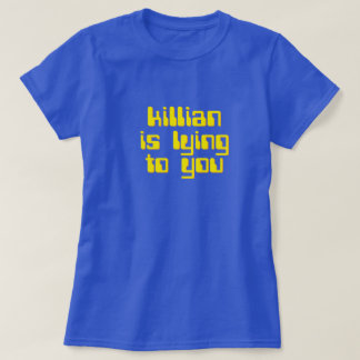 Camiseta Killian está encontrando-se lhe. O T running do