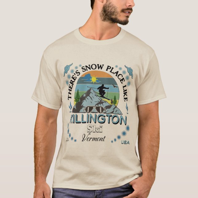 Camiseta Killington Peak Ski Mountain Vermont (Frente)