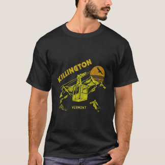 Camiseta Killington Vermont Afastou Tee De Pé Retro
