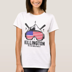 Camiseta Killington Vermont Ski Retro Skiing