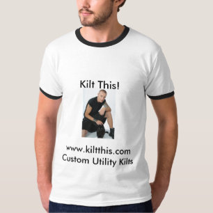 Camiseta Kilts pelo Kilt isto o Kilt preto w da pressão do