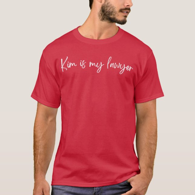 Camiseta Kim é meu advogado (Frente)