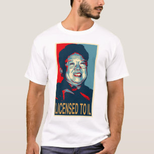 Camiseta Kim Jong-il licenciou ao IL