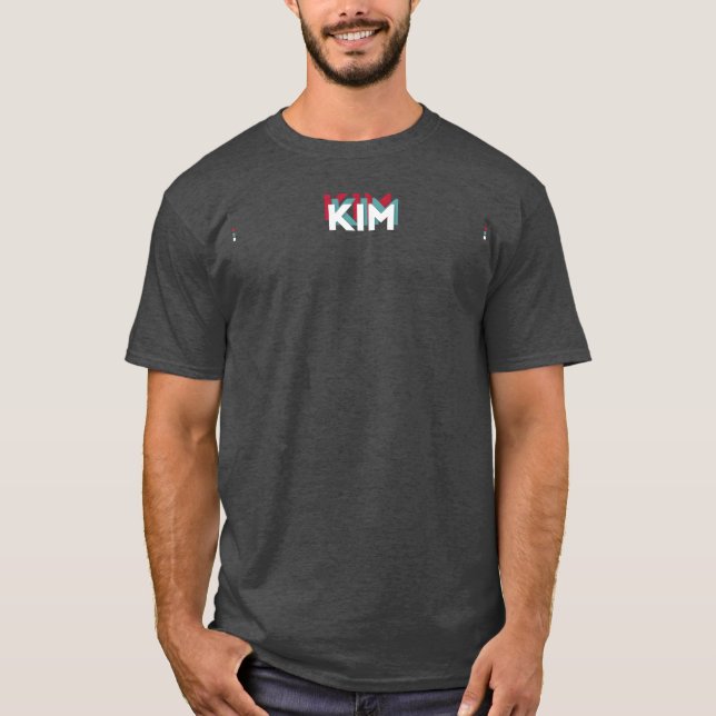 Camiseta Kim Name Funny Name Kim 80s theme (Frente)