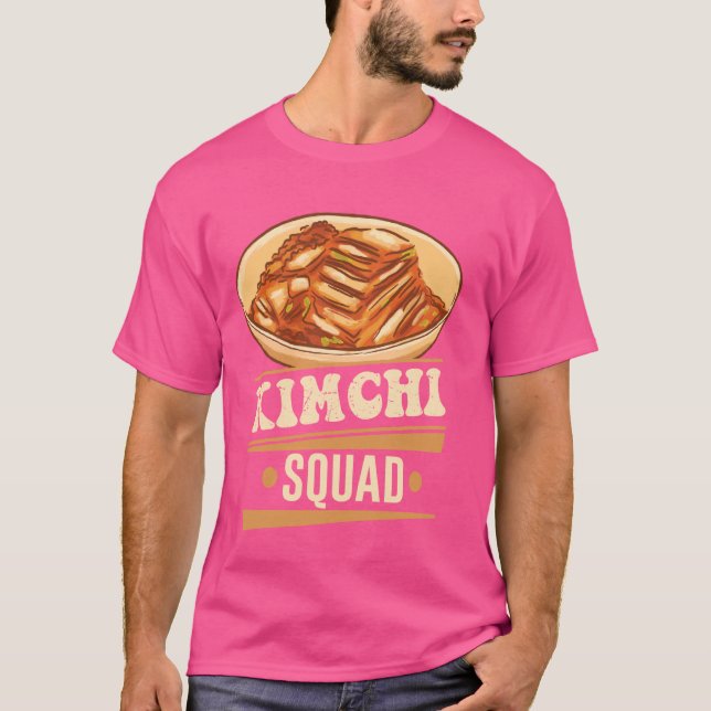 Camiseta Kimchi Comida coreana Kimchi Squad (Frente)