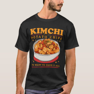 Camiseta Kimchi É Como Kimchi Comida Coreana rapaz