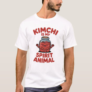 Camiseta Kimchi É o Meu Animal Espiritual