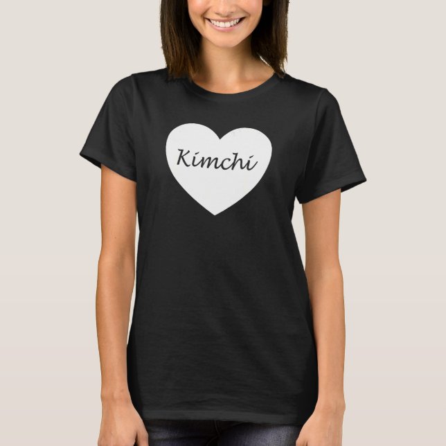Camiseta Kimchi Heart Roupa Unique Kimchi Design (Frente)