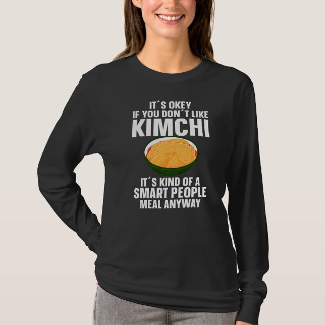 Camiseta Kimchi Lover Engraçado Prêmio de Comida Coreano (Frente)