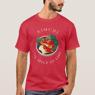 Camiseta Kimchihe Tempero Da Vida Comida Coreana família