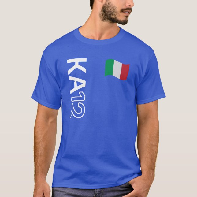 Camiseta Kimi Antonelli piloto italiano KA 12 (Frente)