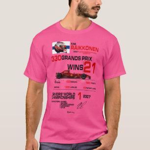 Camiseta Kimi Raikkonen F1 Stats