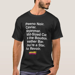 Camiseta Kimmy Schmidt Titus Peeno Noir Hooded inviolável