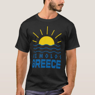 Camiseta Kimolos Grécia Sunshine e Sea Men
