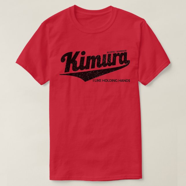 Camiseta KIMURA Eu Gosto De Segurar Mãos (Frente do Design)