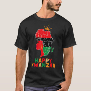 Camiseta Kinara Sete Princípios Afro-Americanos Kwanzaa A