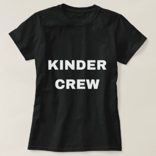 Camiseta Kinder Crew, Camiseta de Professor Kinder