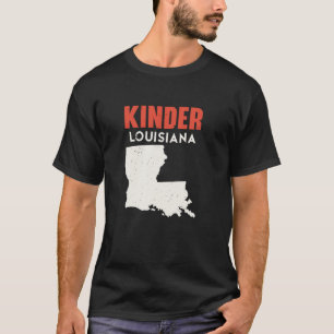 Camiseta Kinder Louisiana EUA Estado América Viagem Louisia