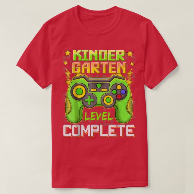 Camiseta Kindergarten completa a graduação do Mais velho de (Frente do Design)