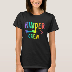 Camiseta KIndergarten Equipe de Nível de Pessoal do Kinder