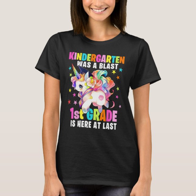 Camiseta Kindergarten Graduation Unicorn Kindergarten Gradu (Frente)