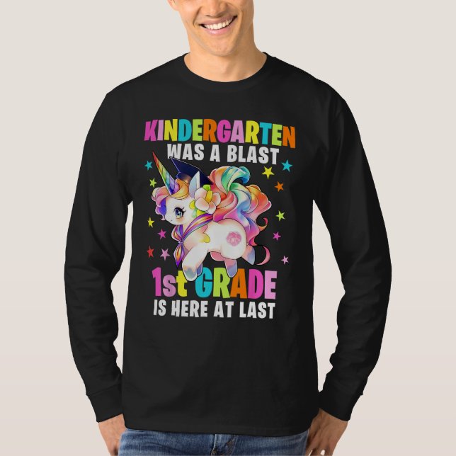 Camiseta Kindergarten Graduation Unicorn Kindergarten Gradu (Frente)