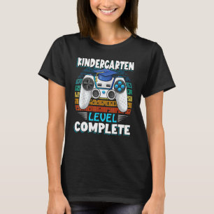 Camiseta Kindergarten Level Complete Last Day Of School Gra
