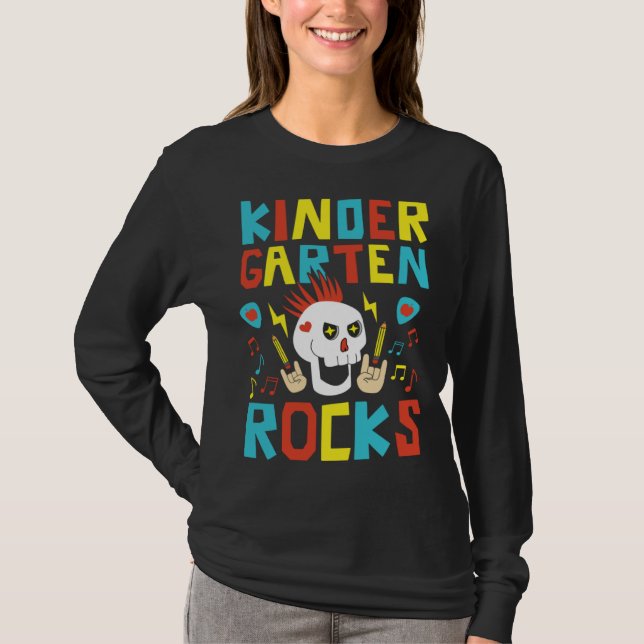 Camiseta Kindergarten Teacher Back to School Retro Teacher  (Frente)